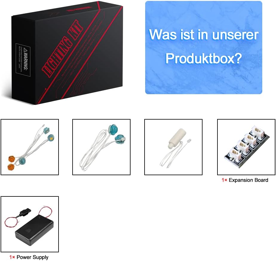 LocoLee Led Licht Set Kompatibel mit LEGO Sirius Rettung, Led Beleuchtungs Set Compatible with LEGO