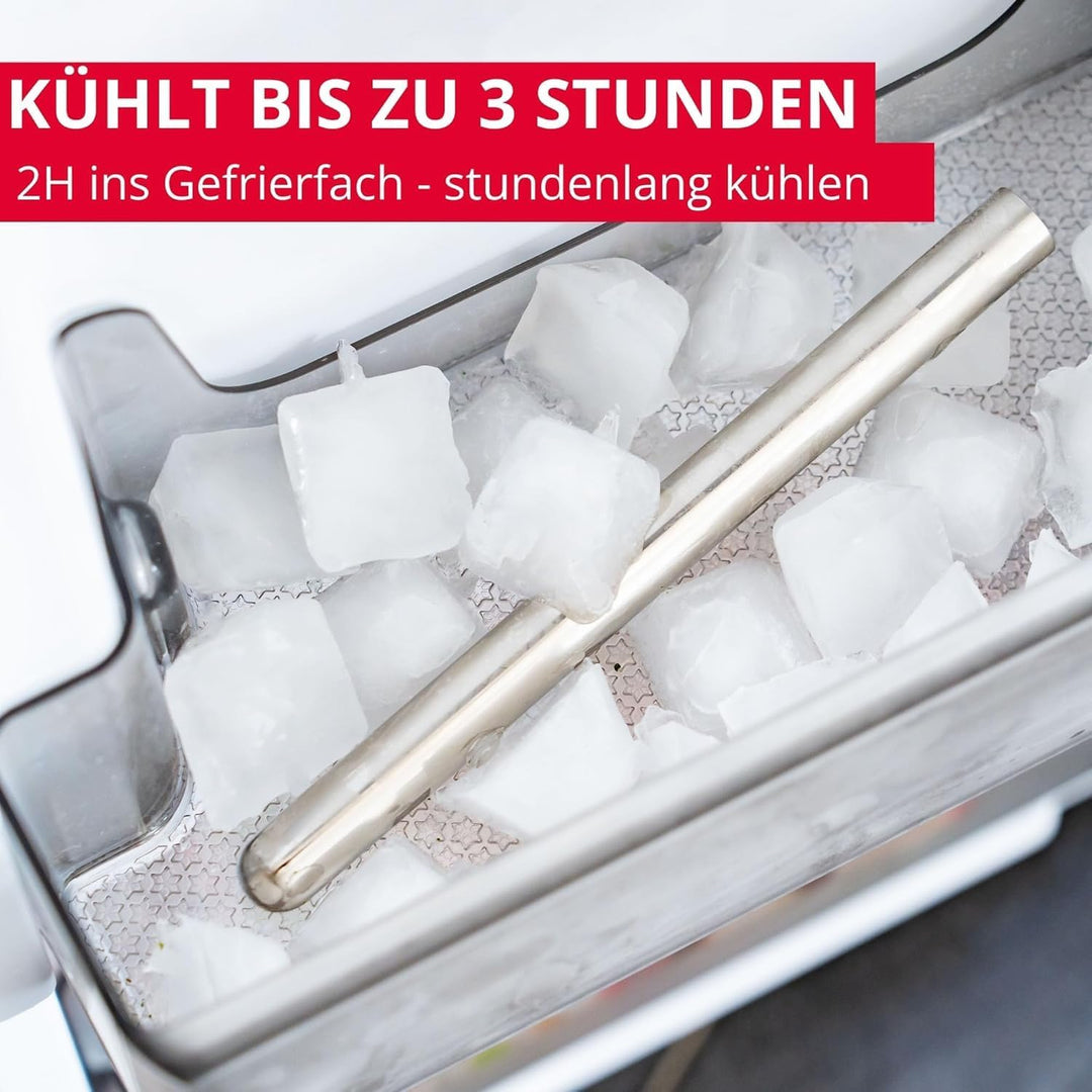 Westmark Weinkühlstab mit Ausgiesser Simono – Mühelose Kühlung für bis zu 3 Stunden, tropffreies Aus