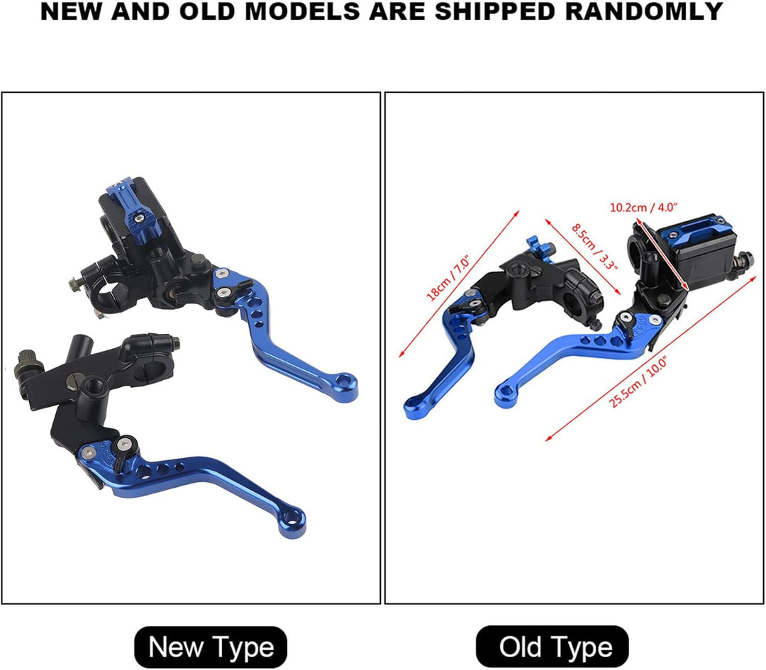 Bremshebel Motorrad - 1 Paar 22Mm Kupplungs Und Bremshebel, Hauptbremszylinder Hebel Universal Motor