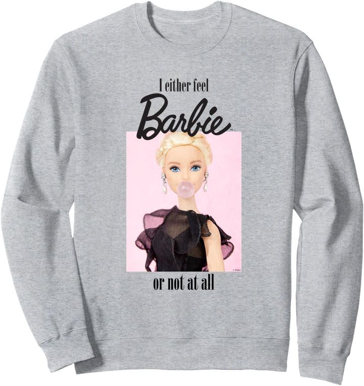 Damen Barbie-T-Shirt, offiziell, fühlen sich wie Barbie Sweatshirt