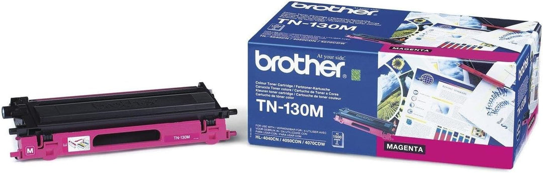 Brother TN130M Magenta Original Toner Pack of 1, Magenta
