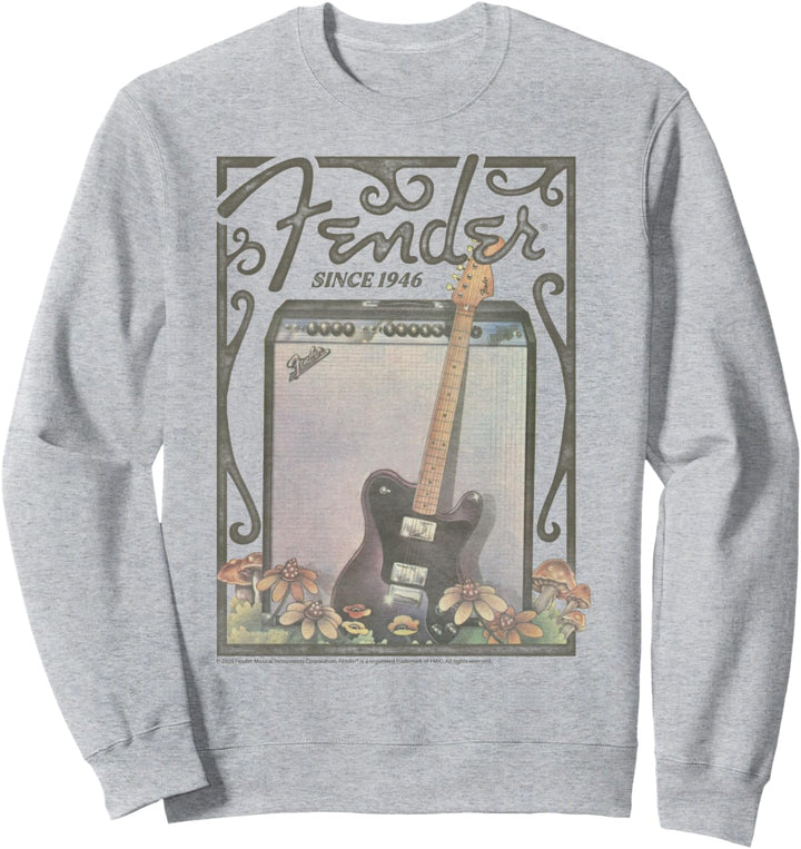 Fender Since 1946 Floral Poster Sweatshirt