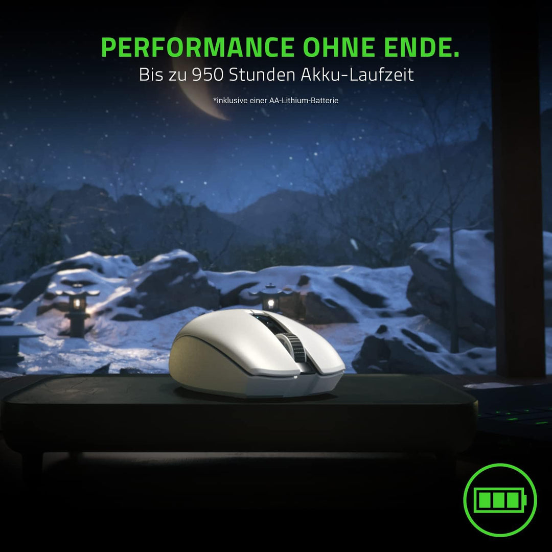 Razer Orochi V2 Mercury - Mobile kabellose Gaming-Maus mit bis zu 950 Stunden Batterie-Laufzeit (Ult