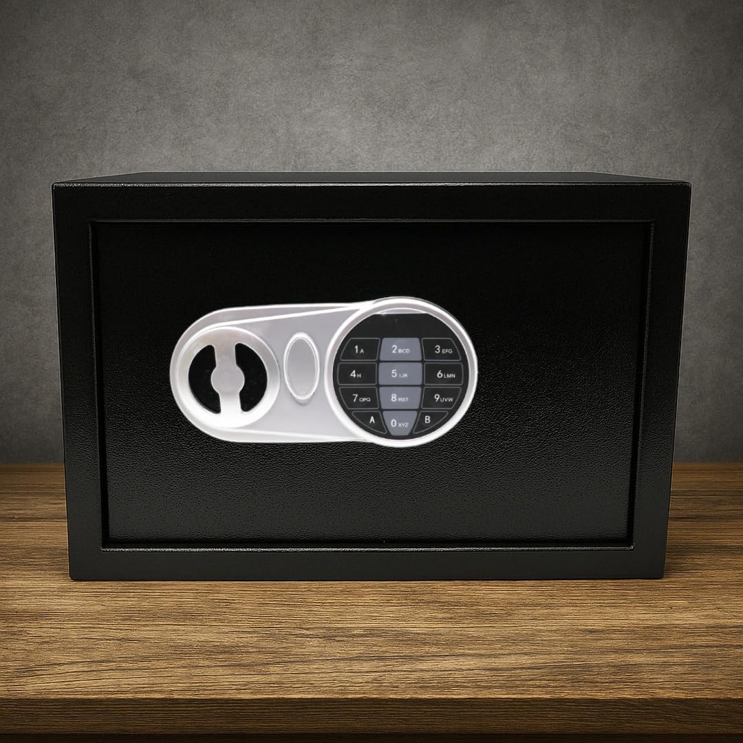 Elektronischer Tresor - 250 x 350 x 250 mm - Sicherer Aufbewahrungsort mit elektronischem Schloss Sc