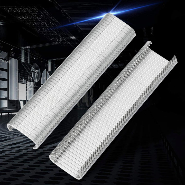 2500 Stück Metall Spikes für Schweineringe, 8mm C Klammern, M Spike Set für Tiergehege Schweineringe