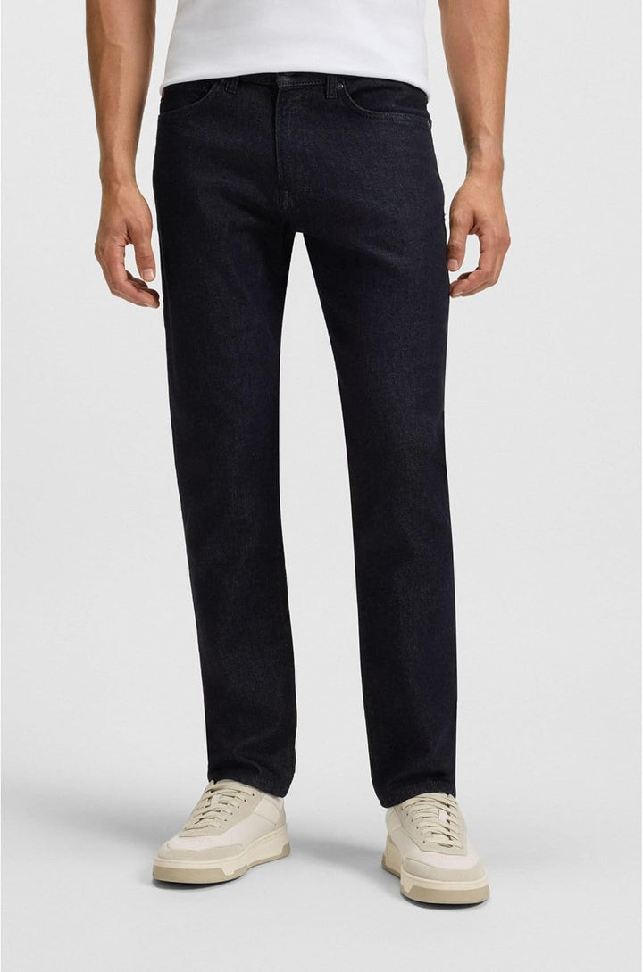 BOSS Herren H-Re.Maine Blaue Maine Regular-Fit Jeans aus bequemem Stretch-Denim 30W / 32L Dark Blue4