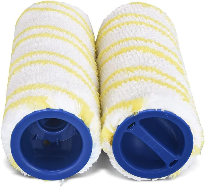 Jajadeal 4 Stück Ersatzteile Walzen für Kärcher FC7 FC3 FC5 Rollen, Ersatzrollen Bürsten für Karcher