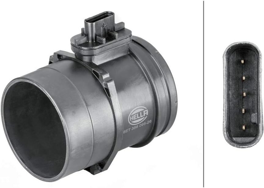 HELLA 8ET 358 095-261 Luftmassenmesser - Rohrstutzen - ohne Dichtung