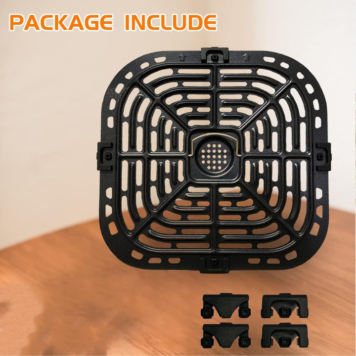 Luftfritteusen Grillplatte für Instants Plus 6QT Luftfritteusen, Edelstahl Verbesserte Quadratische