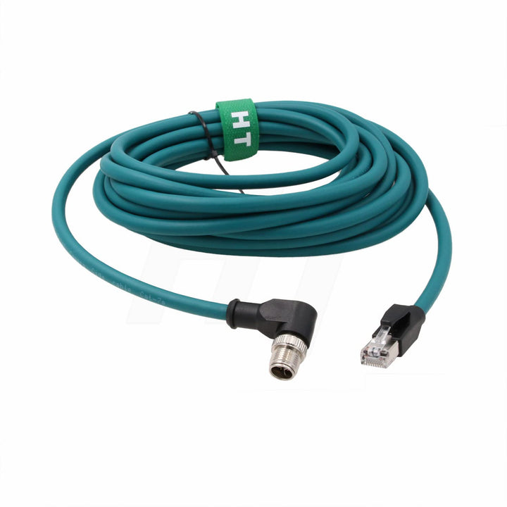 HT Netzwerkkabel M12 8-polig X-Code, RJ45 Cat7e Ethernet-Kabel für Cognex Basler Sensor industrielle