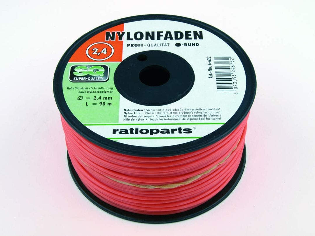 Mähfaden Copolymer 3,0mm 1073m Trimmerfaden rund Nylonfaden