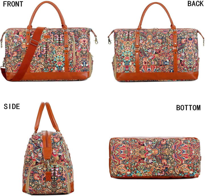 BAOSHA Handgepäck Reisetasche Sporttasche Weekender Tasche für Kurze Reise am Wochenend Urlaub Arbei