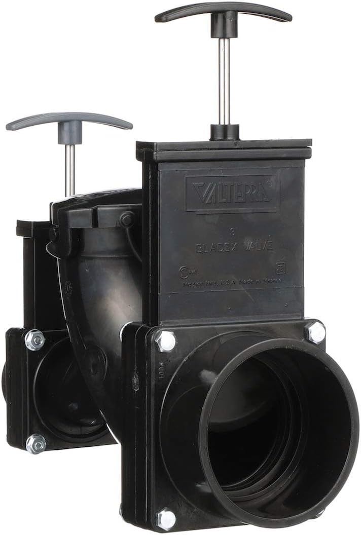 Valterra T80 Ell doppelt drehbar Ventil – 7,6 cm X 3,8 cm Hub x 7,6 cm Bajonettsockel