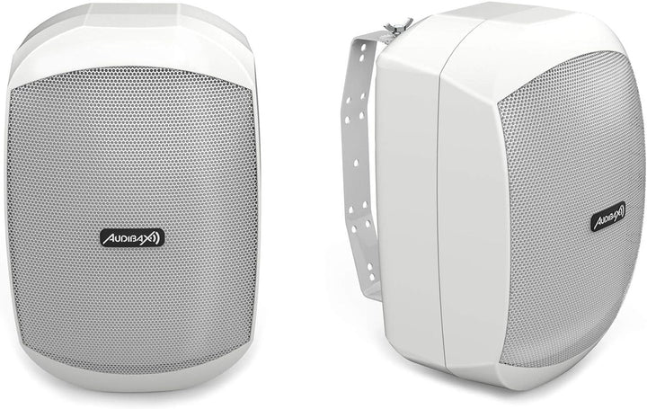 Audibax OVO 4 White Pareja de Altavoces Pasivos Pared 4 Pulgadas 100v / 8 ohm IP65