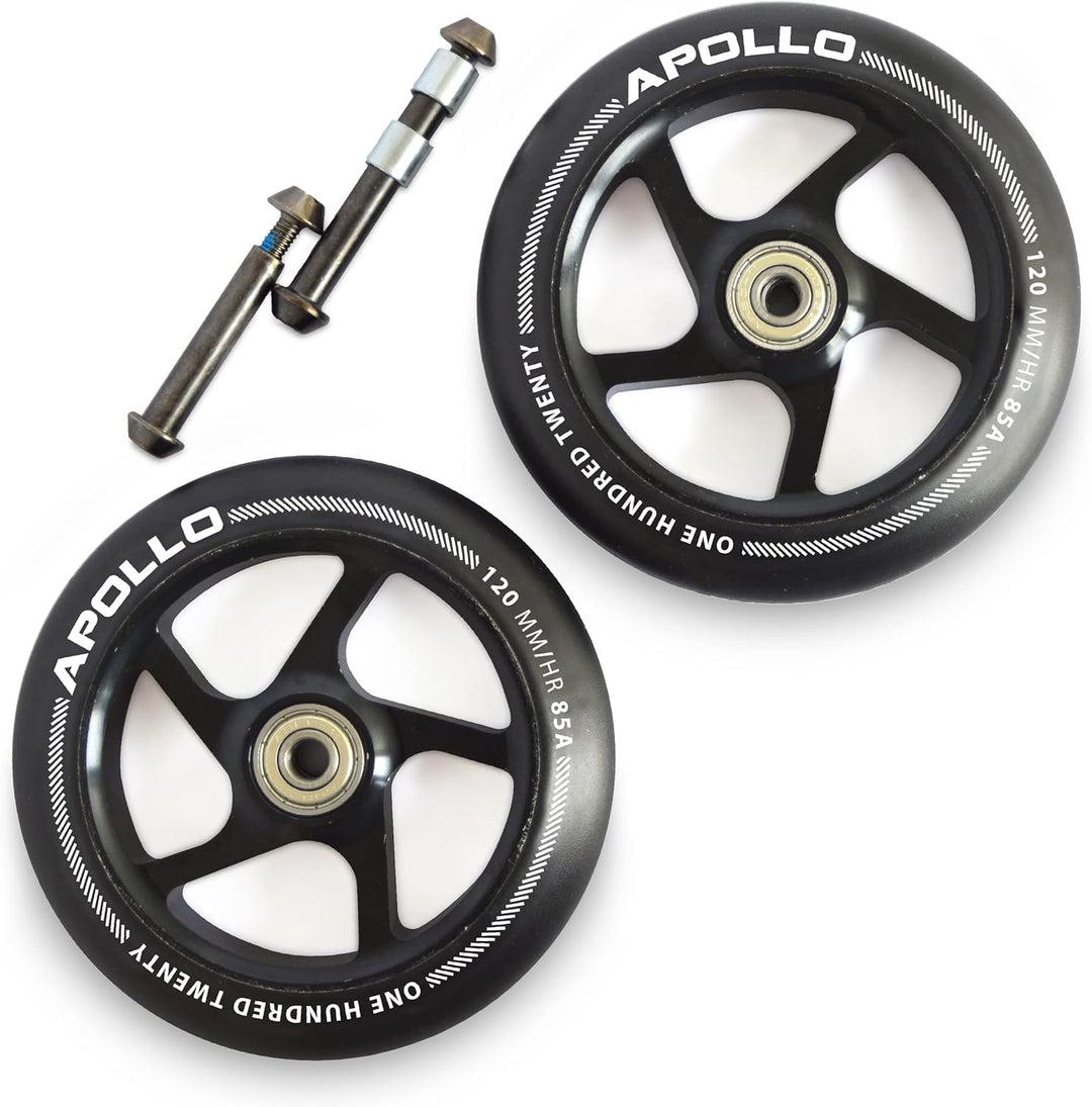Apollo Stunt Scooter Ersatzräderset Pro Wheels - ABEC9 Kugellager, Roller Rad Ersatz-Räder passend S