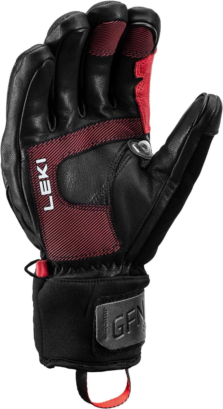 LEKI Griffin Pro 3D - Alpin Handschuhe mit Trigger 3D - Black/red 8.5, 8.5