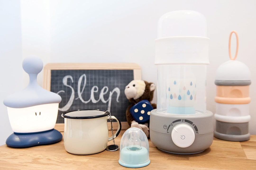 Béaba - Babymilk Fläschchenwärmer mit Dampf, grau, Grau