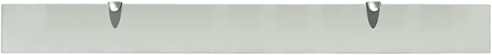 FIRBNUS 2 STK. Regalbrett 100x10x0,8 cm Wall Shelf Bad Regal Schwebend Regal Glas Schwebend fĂŒr Wohn