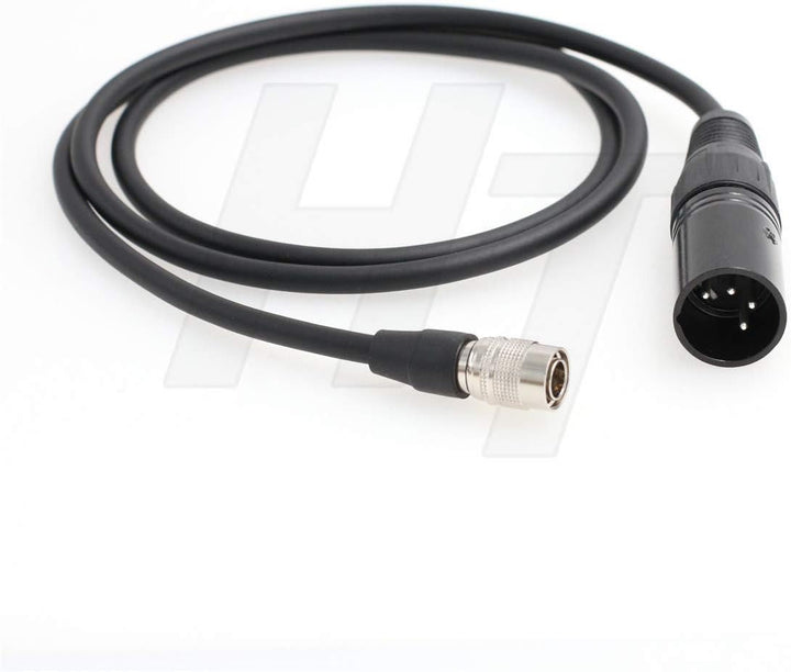 HangTon Stromkabel XLR 4 Pin auf Hirose 4 Pin Soundgeräte Zaxcom Recorder