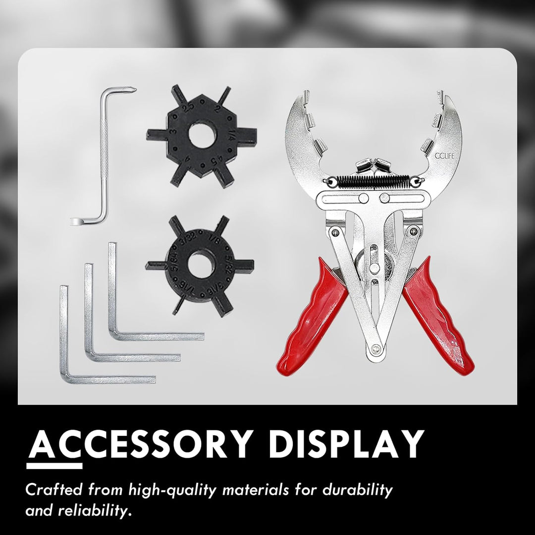 CCLIFE Kolbenringspannband Satz Kolbenring Spannband Kolben Ring Zange Werkzeug Satz