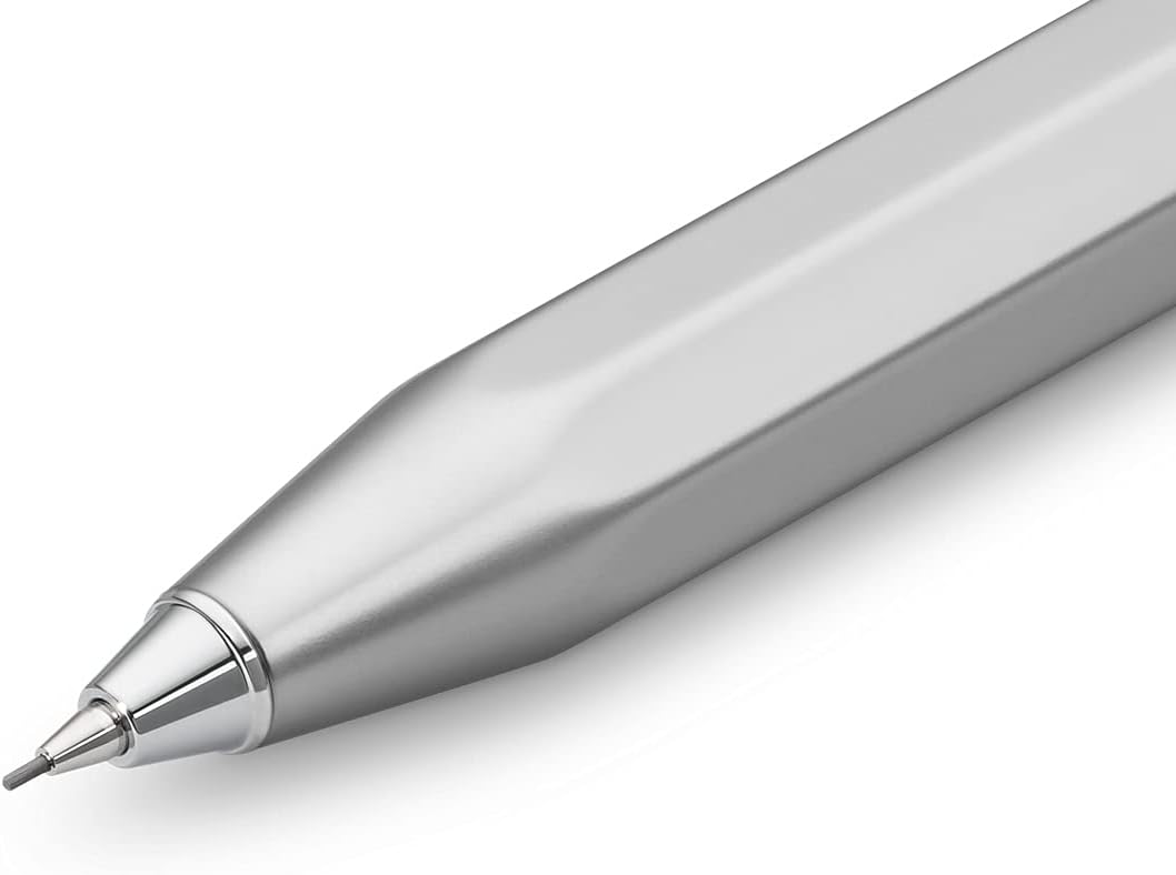 Kaweco AL Sport Druckbleistift 0.7mm HB I 12 g Minenbleistift aus hochwertigem Aluminium I Seidenglä