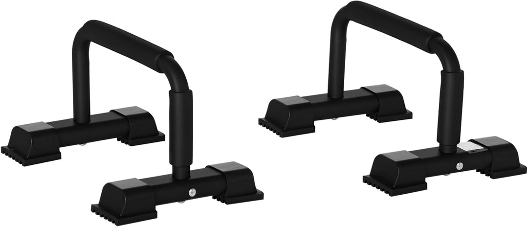 HOMCOM Liegestützgriffe 2er Set rutschfest Push Up Griffe Push up Bars Parallettes Liegestützen für