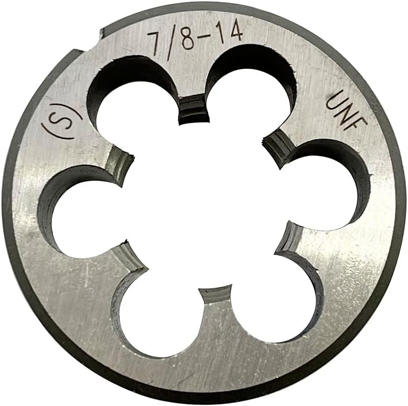 ASZLBYM 7/8-14 HSS-Gewindebohrer- und Schneideisensatz, UNF-Maschinengewindebohrer und UNF-Rundgewin