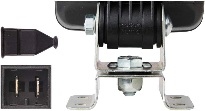 HELLA Halogen Arbeitsscheinwerfer - Ultra Beam - 24V / 12V - Anbau/Schraubanschluss - Vierpunktbefes