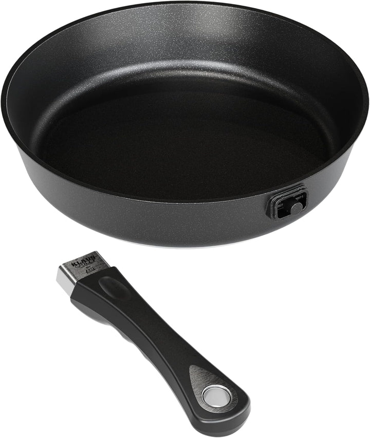 AMT Gastroguss Sonder-Edition Klaus grillt, hohe Ausführung, Ø 28 cm, 7 cm hoch, abnehmbarer Stiel,