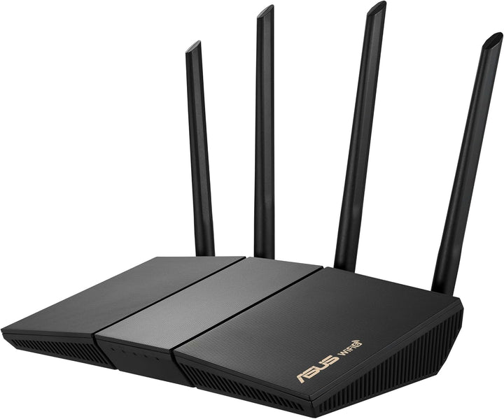 ASUS RT-AX57 AX3000 AiMesh Dual Band WLAN Router (WiFi 6, 1024-QAM, AiProtection, MU-MIMO, OFDMA, Ap