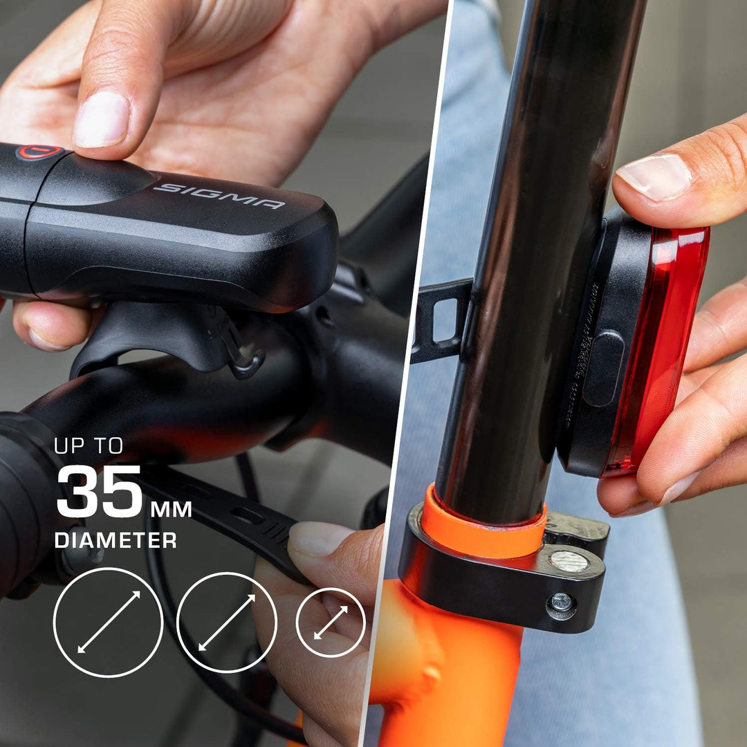 SIGMA SPORT Unisex – Erwachsene Aura 30 / Curve, Schwarz, Uni Single, Single