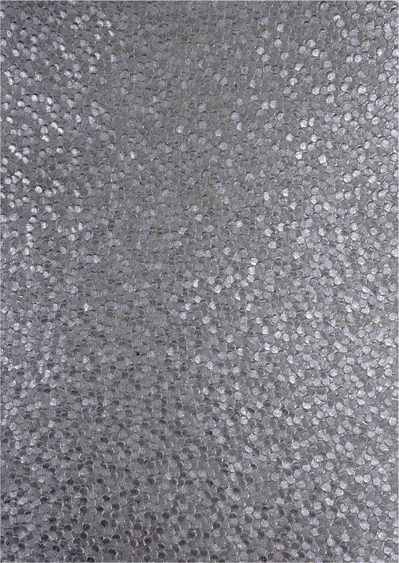 Netuno 50 Blatt Perlmutt-Graphit Dekorpapier, geprägt- Schuppenmuster, 180x250mm, Prägekarton, Struk