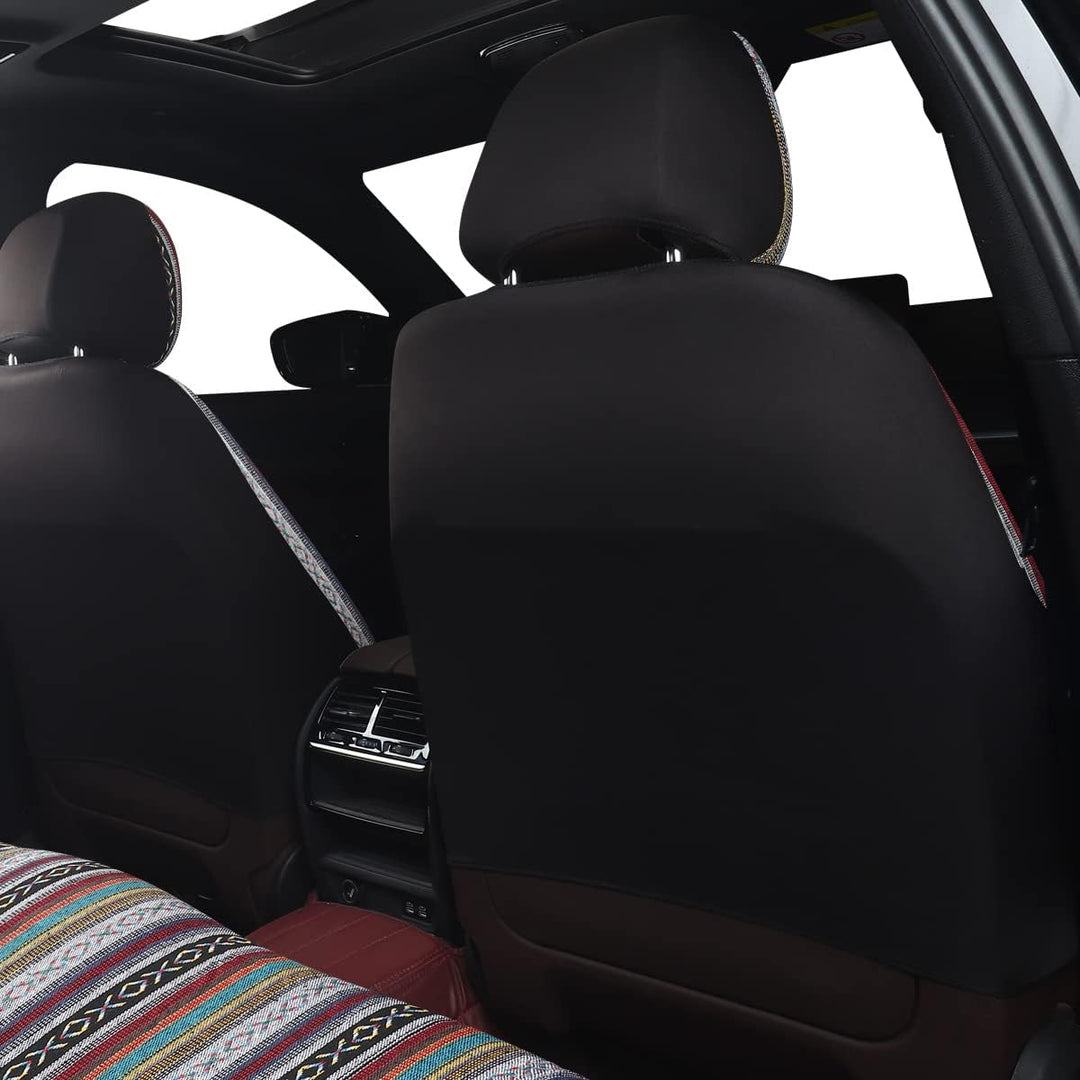 SOBONITO Auto-Sitzbezüge Vordersitze,Auto-Sitzbezug Set Universal für Fahrersitz und Beifahrer Auto-