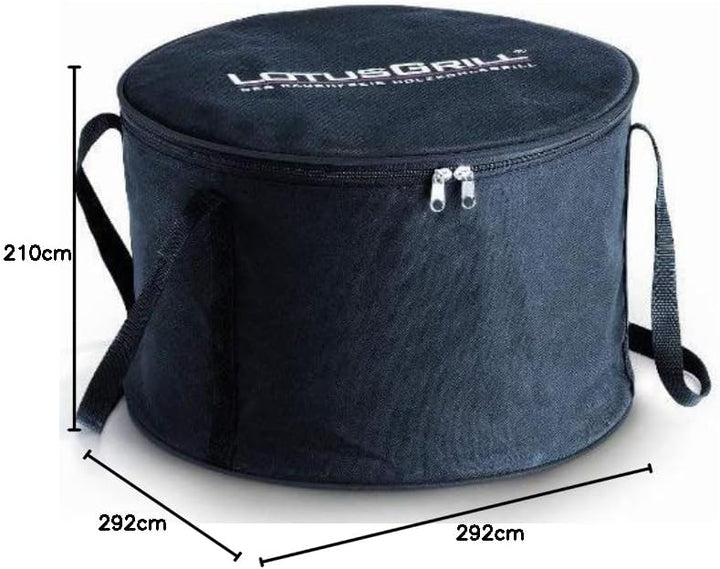 LotusGrill S Small Kompakt Mandarinenorange der raucharme Holzkohle-/Tischgrill Stromversorgung via