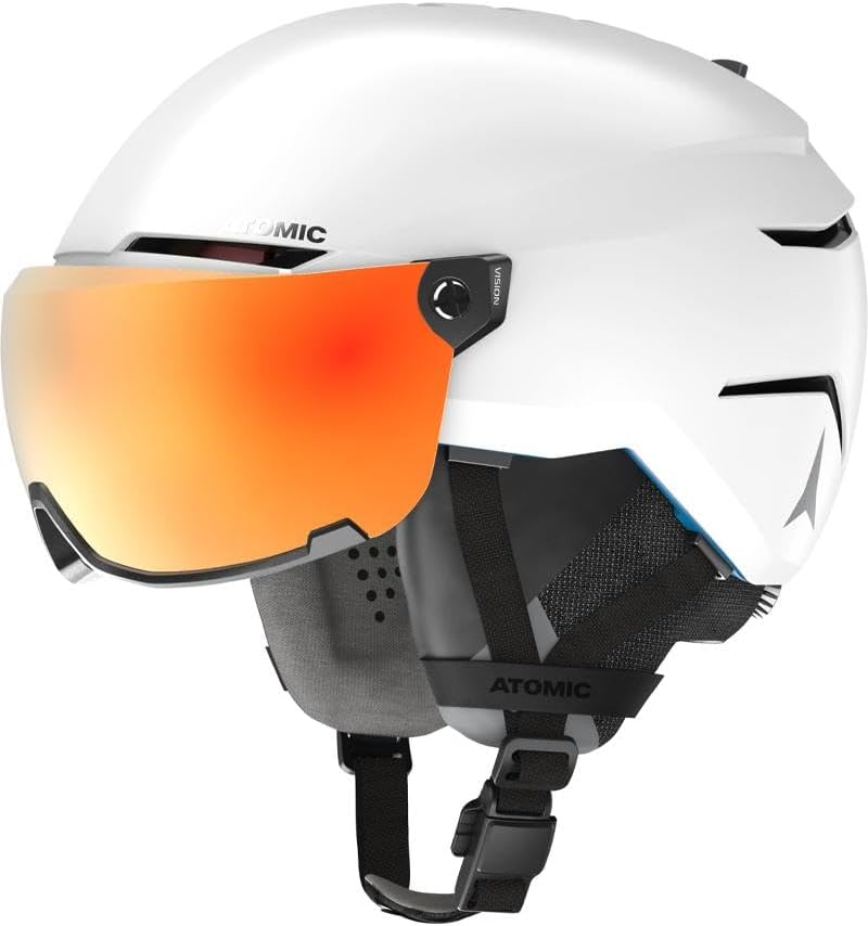 ATOMIC Skihelm Savor Visor HD Weiss 55-59, Weiss 55-59
