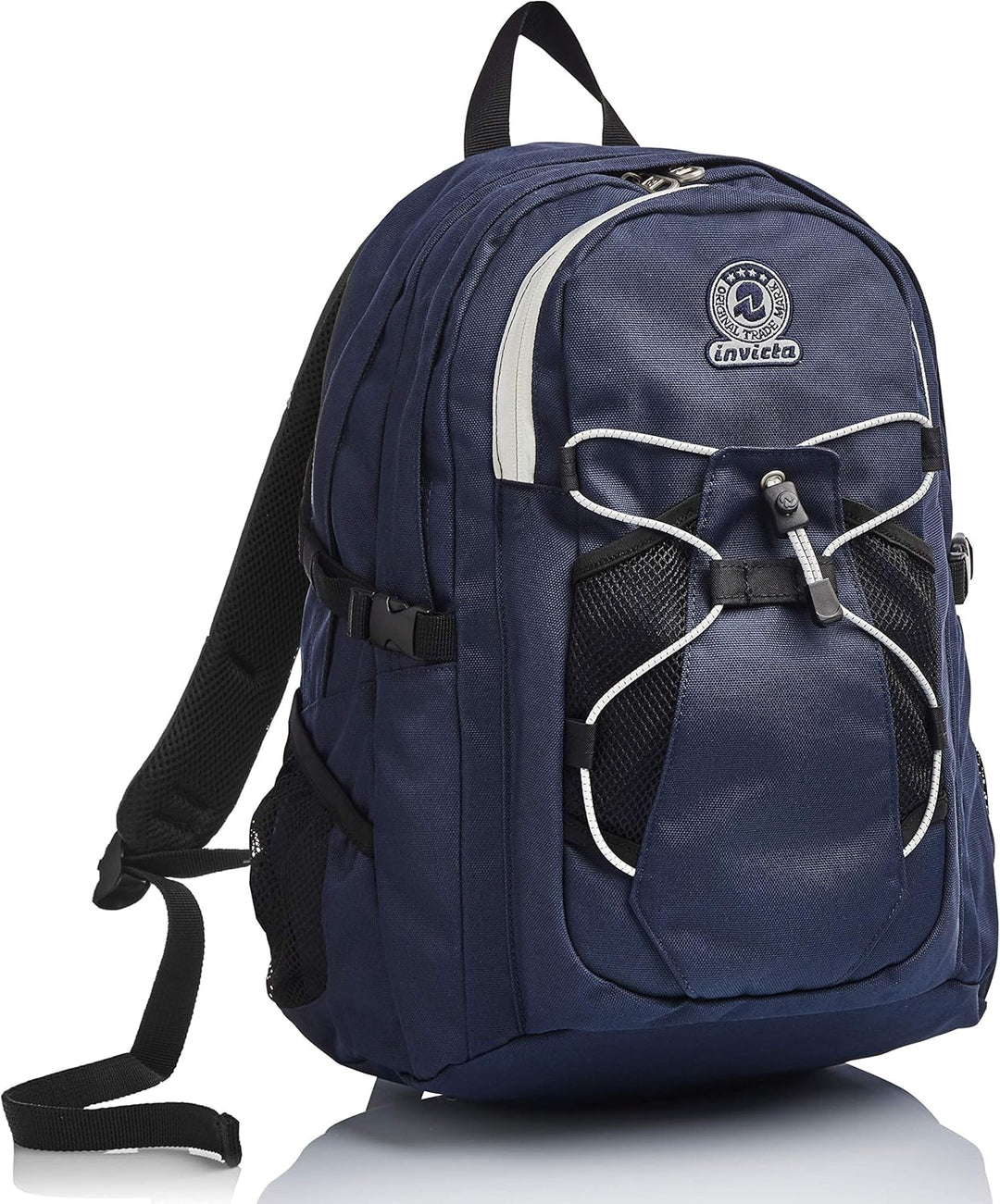 INVICTA ACTIVE BENIN Rucksack aus nachhaltigem Stoff, Praktisch & Unisex, mit Laptopfach, Büro, Reis