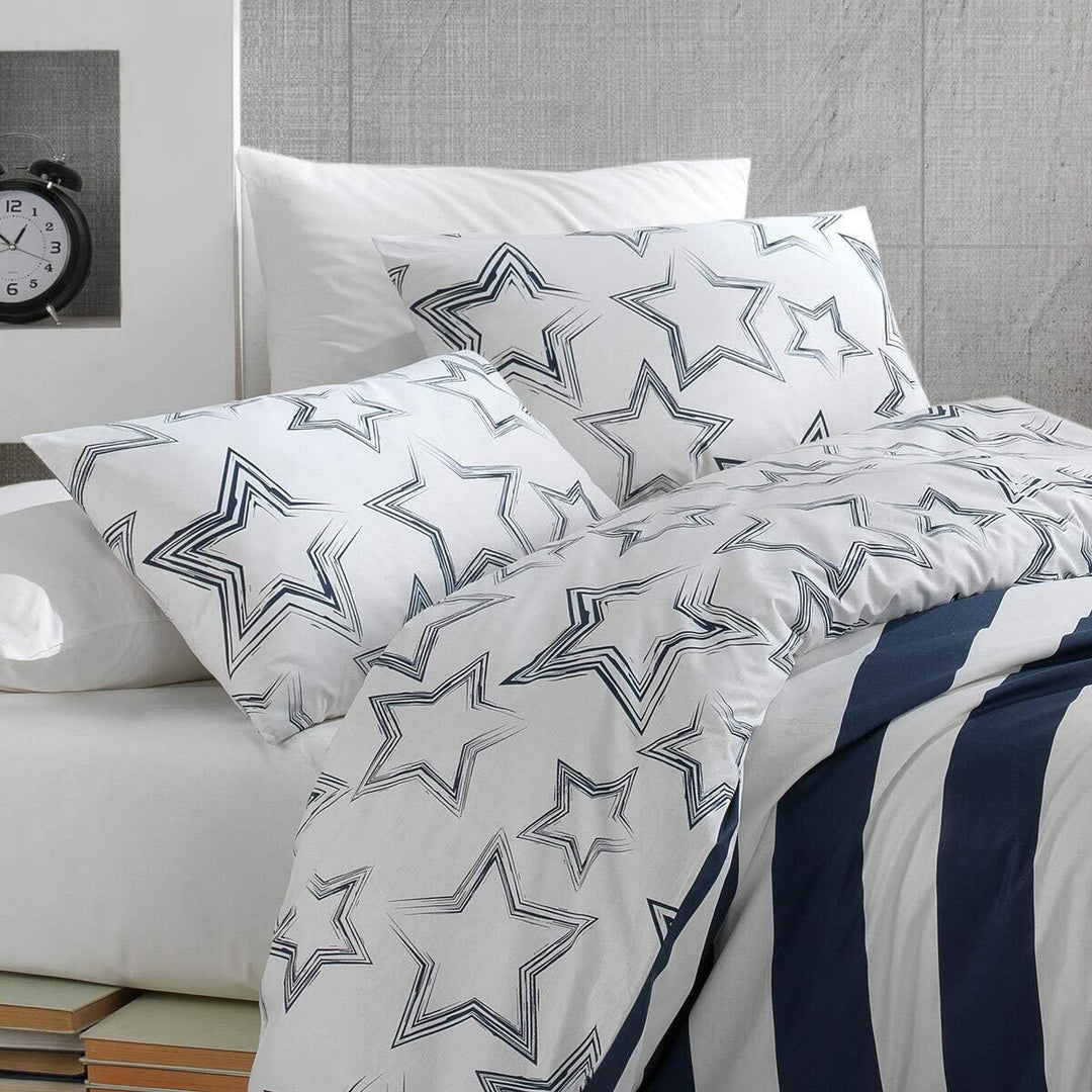Traumschlaf Wendebettwäsche Stella im Modernen Look • mit Reissverschluss im Set• 100% Baumwolle 135