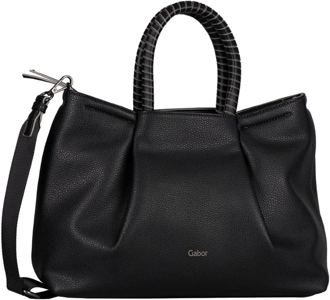 Gabor Damen Andie Shopper Schwarz, Schwarz