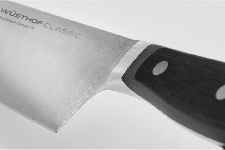WÜSTHOF Classic Chinesisches Kochmesser 18 cm, Schwarz 18 cm Chinesisches Kochmesser Single, 18 cm C