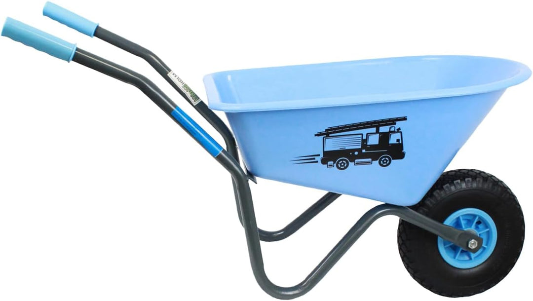 Kinderschubkarre Schiebkarre Gartenkarre Diverse Motive Lokomotive Feuerwehr Prinzessin Drache Einho