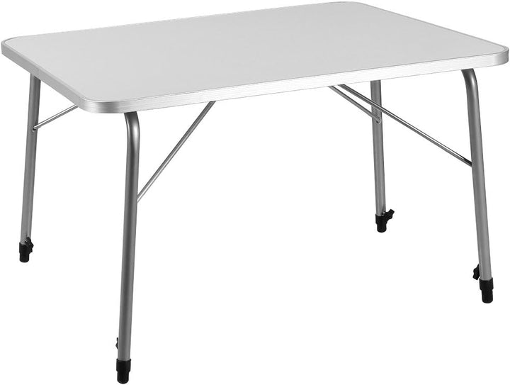 Casaria® Campingtisch klappbar Klapptisch Camping Beine höhenverstellbar 80x60cm Holz Alu Tisch falt
