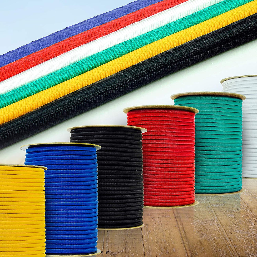 Gummiseil | 10mm | 25m | Schwarz | Expanderseil Expander Gummischnur Gummikordel Spannseil Planen Se