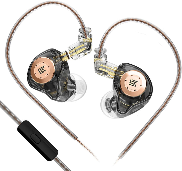 keephifi KZ EDX Pro In Ear Monitor mit Mikrofon, kabelgebunden, HiFi-Stereo-Kopfhörer, kabelgebunden