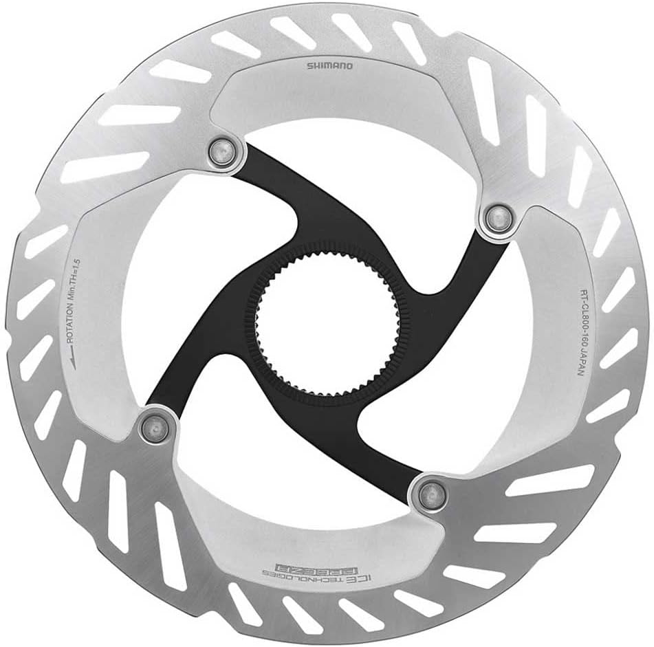 SHIMANO Unisex-Adult Disc 160mm Lock int. Fahrradbremsen, Mehrfarbig, one Size