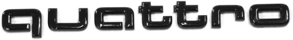 Audi 4KE071806 Quattro Schriftzug schwarz Tuning Exclusive Black Edition Emblem