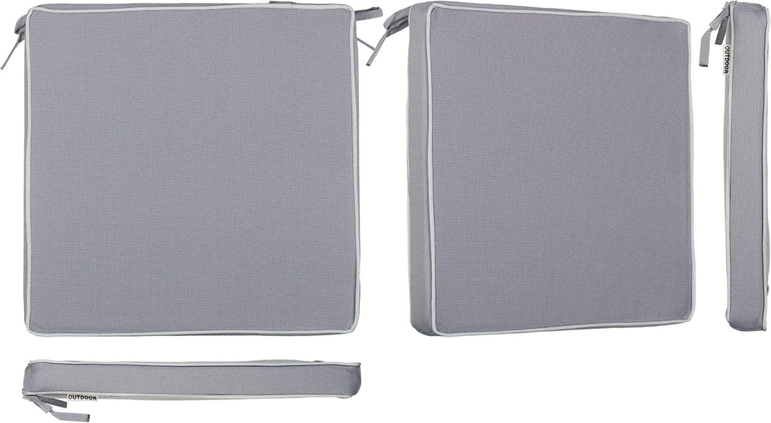 Brandsseller Outdoor Sitzkissen Kissen Dekokissen - Schmutz- und Wasserabweisend - 220 gr. Füllung -