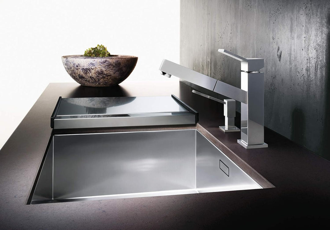 BLANCO 521591 ZEROX 550-U Edelstahl 550mm - ohne Armaturenbank Unterbau, Edelstahl 550mm - ohne Arma