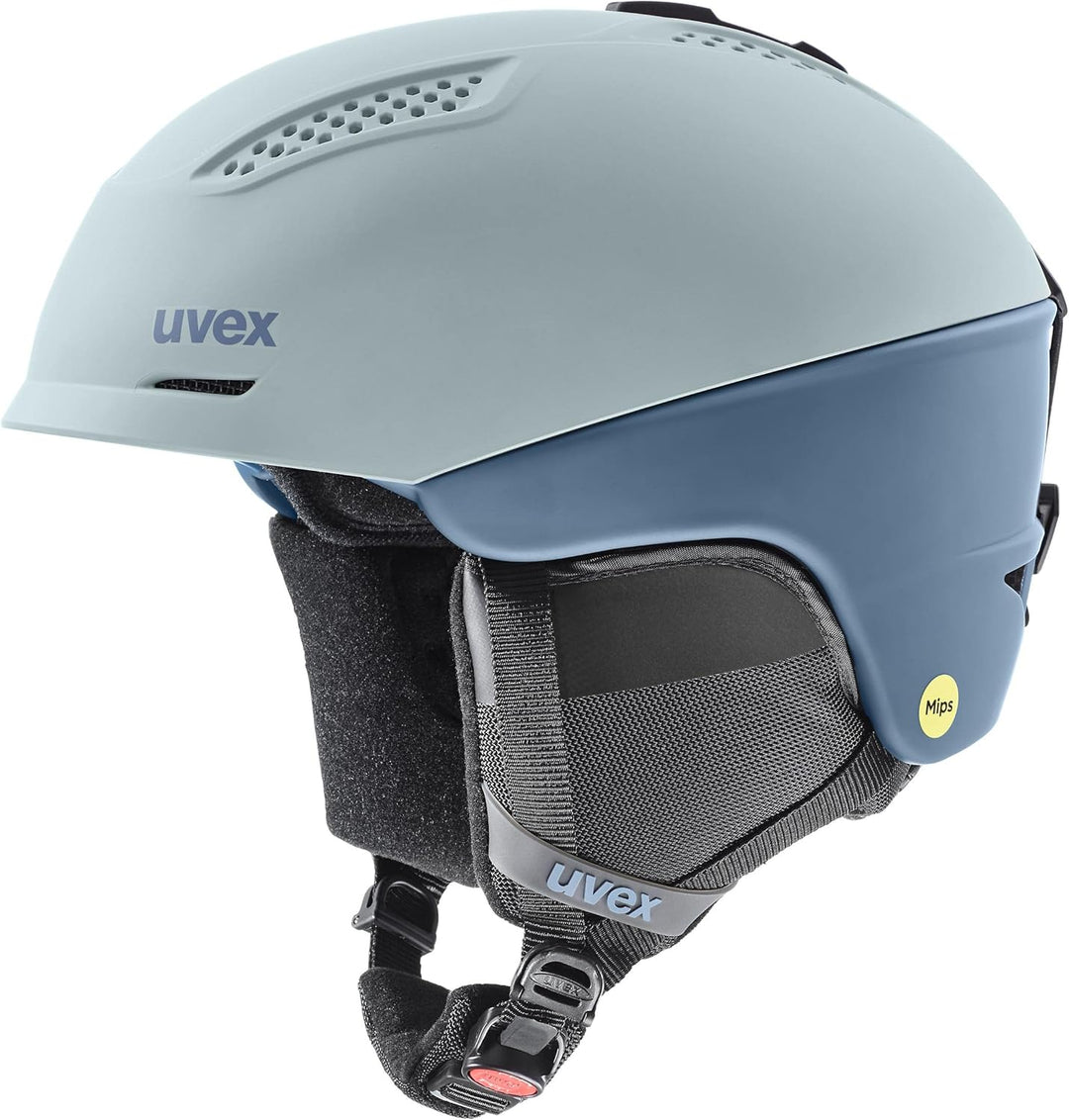 Uvex Ultra MIPS Skihelm Snowboardhelm glacier - stone blue matt 51-55 cm, glacier - stone blue matt