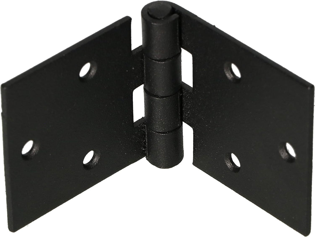 KOTARBAU® 25er Set Türscharnier Kistenband Möbelscharnier 100x50 mm Gerollt Schwarz 100x50 mm 25er S