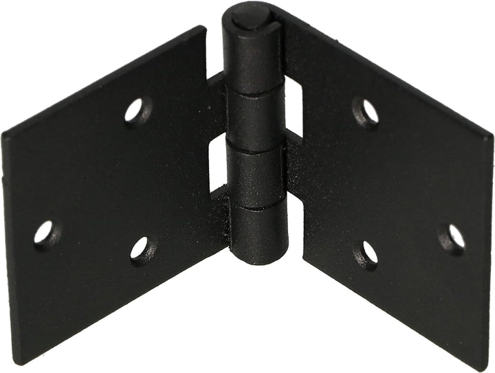 KOTARBAU® 25er Set Türscharnier Kistenband Möbelscharnier 100x50 mm Gerollt Schwarz 100x50 mm 25er S